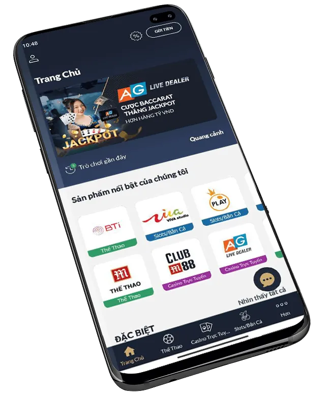 Hình ảnh điện thoại hiển thị các khuyến mãi độc quyền trên ứng dụng Bet8s
